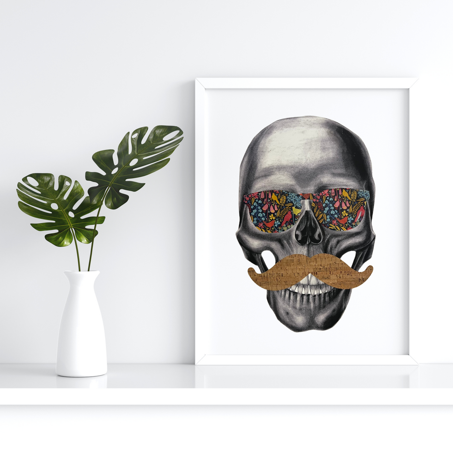 Skulls on Large Canvas